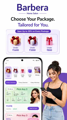 Barbera: Home Salon Services screenshot