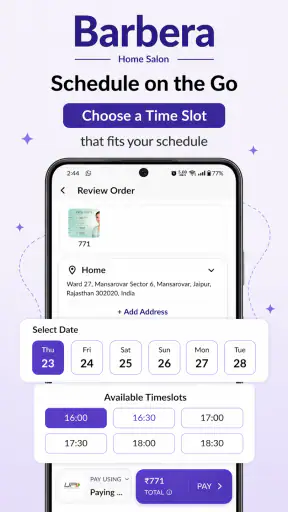 Barbera: Home Salon Services screenshot