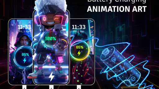 Battery Charger Animation App screenshot