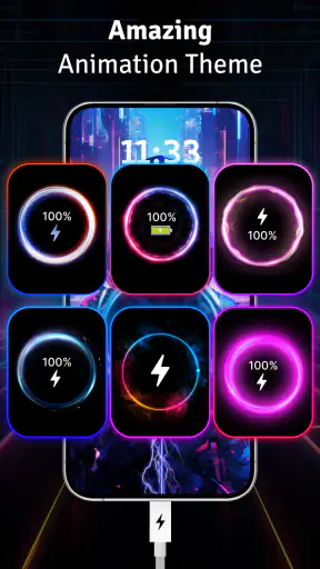 Battery Charger Animation App screenshot