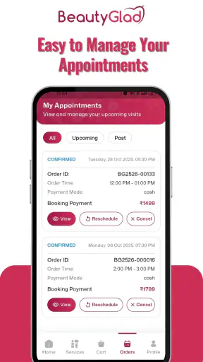 BeautyGlad - Salon at Home screenshot