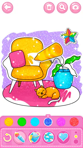 Bedroom Coloring For Kids screenshot