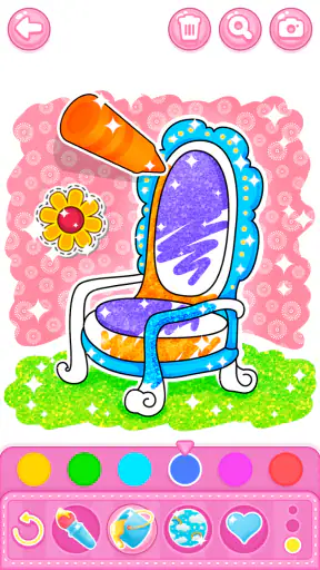 Bedroom Coloring For Kids screenshot