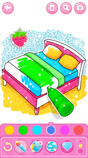 Bedroom Coloring For Kids screenshot