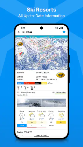 bergfex: ski, snow & weather screenshot