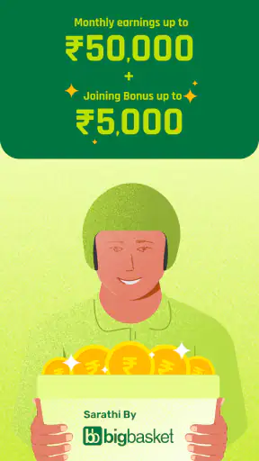 Bigbasket Delivery Partner App screenshot