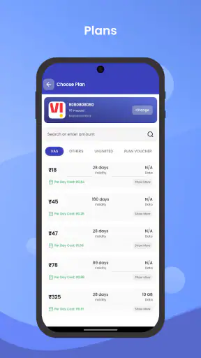 BillDrop Recharge App screenshot