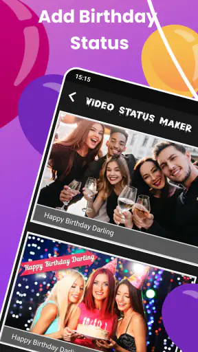 Birthday Video Maker screenshot