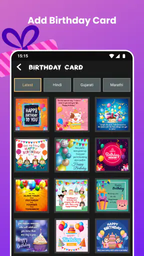 Birthday Video Maker screenshot