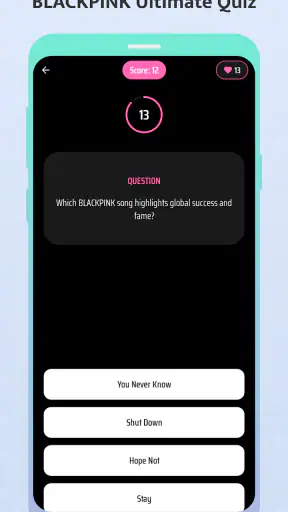 BLACKPINK Ultimate Quiz screenshot
