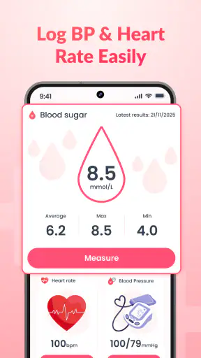 Blood Sugar Logger &Tracker screenshot