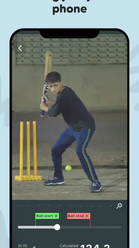 Bowling speed Meter - शुद्ध screenshot