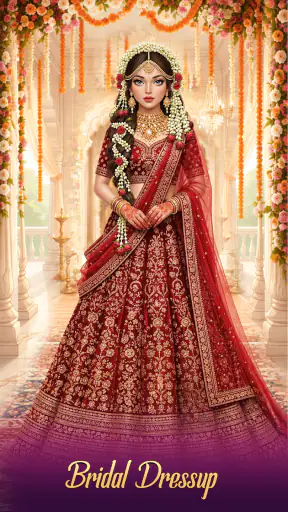 Bridal Dress up Wedding Makeup screenshot