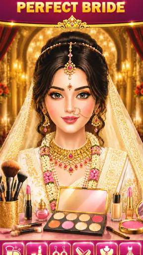 Bridal Wedding: DressUp Makeup screenshot