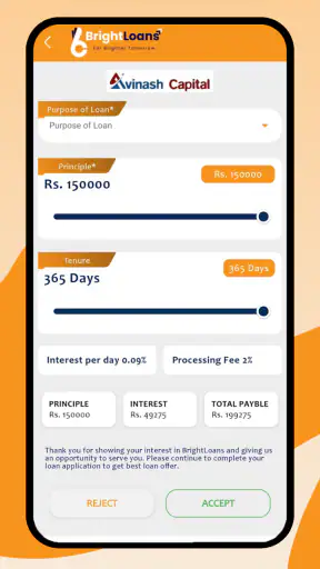 BrightLoans screenshot