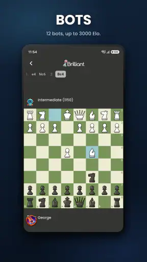 Brilliant Chess: Play Online screenshot