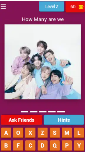 BTS Games ARMY 2025-Trivia screenshot
