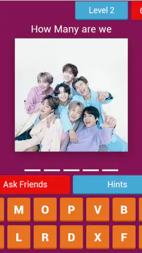 BTS Games ARMY 2025-Trivia screenshot