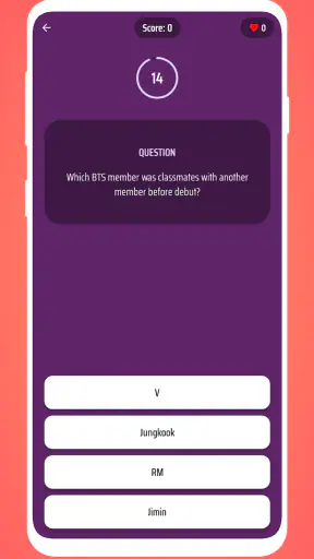 BTS Ultimate Quiz screenshot