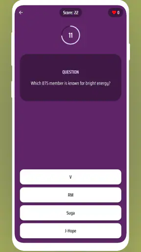 BTS Ultimate Quiz screenshot