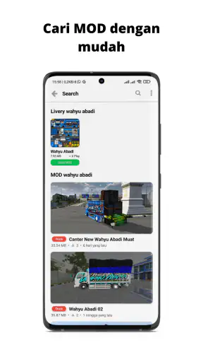 Bus Simulator MOD Wahyu Abadi screenshot