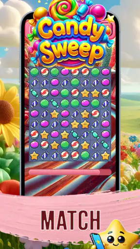 Candy Sweep Puzzle screenshot