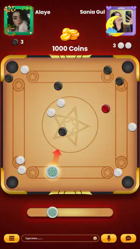 Carrom Online Multiplayer Game screenshot