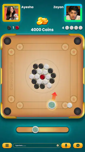Carrom Online Multiplayer Game screenshot