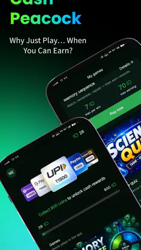Cash Peacock: Games & Rewards screenshot