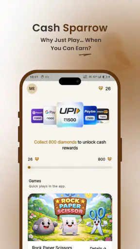 Cash Sparrow: Games & Rewards screenshot