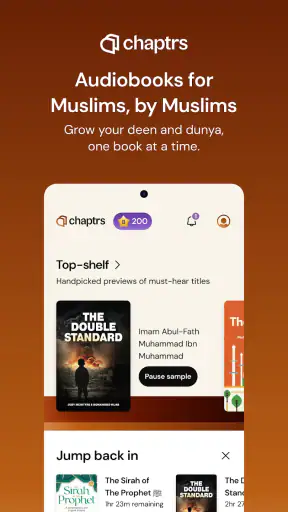 Chaptrs - Islamic Audiobooks screenshot
