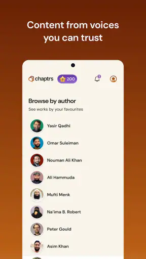 Chaptrs - Islamic Audiobooks screenshot