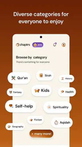 Chaptrs - Islamic Audiobooks screenshot