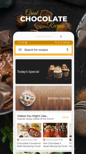 Chocolate Recipes：Cake Recipes screenshot