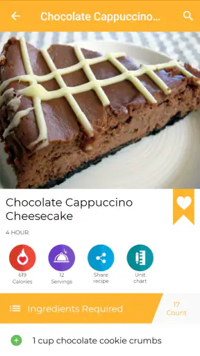Chocolate Recipes：Cake Recipes screenshot