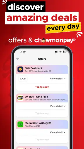 Chowman Food Order & Delivery screenshot