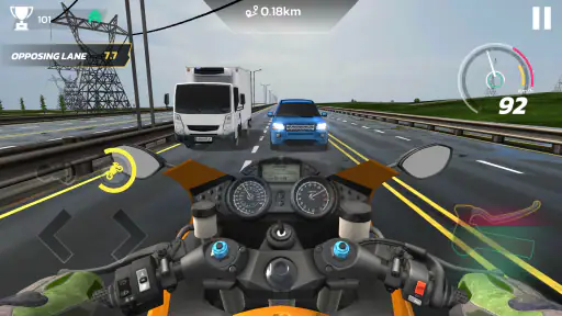 City Traffic Moto Racing screenshot