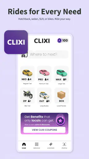 Clixi – Book Rides & Set Fare screenshot
