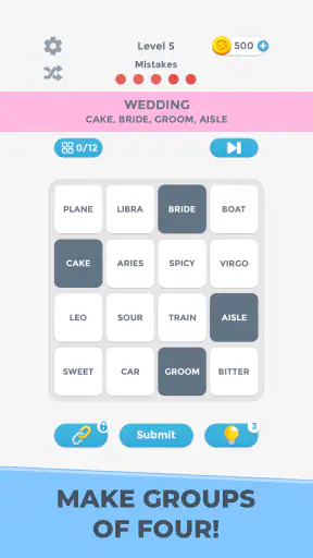 Connections Word Game screenshot