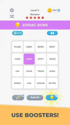 Connections Word Game screenshot
