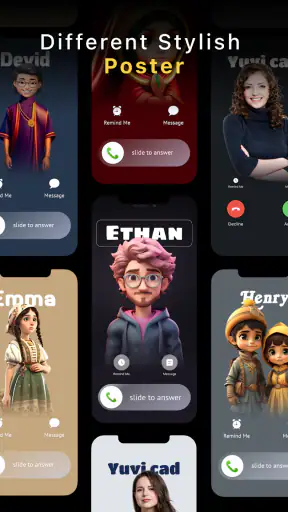 Contact Poster App - iCallPix screenshot