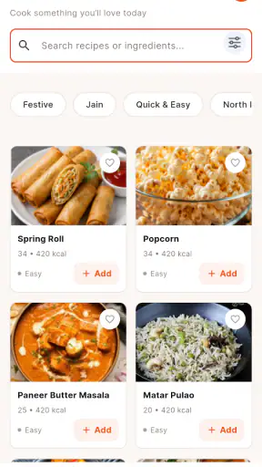 CookSorted:Aaj Khana kya banau screenshot