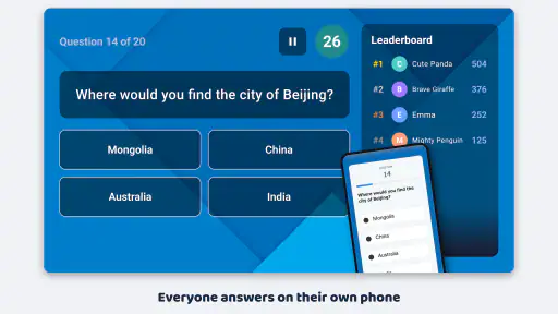 Couch Trivia Quiz party game screenshot