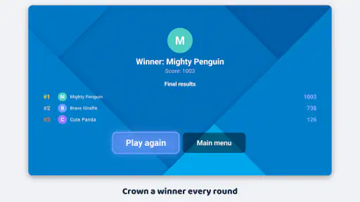 Couch Trivia Quiz party game screenshot