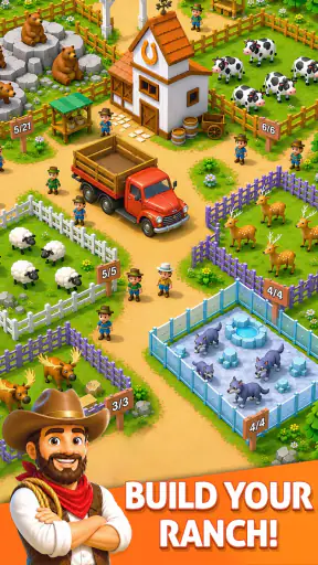 Cowboy Ranch: Idle Tycoon Game screenshot