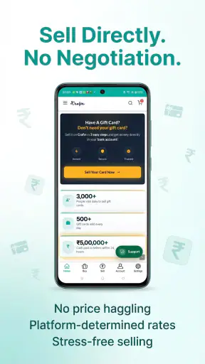Crafin - Sell Gift Cards screenshot