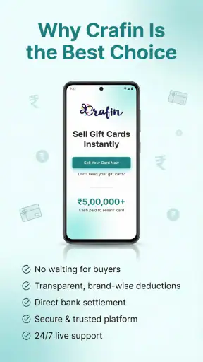Crafin - Sell Gift Cards screenshot