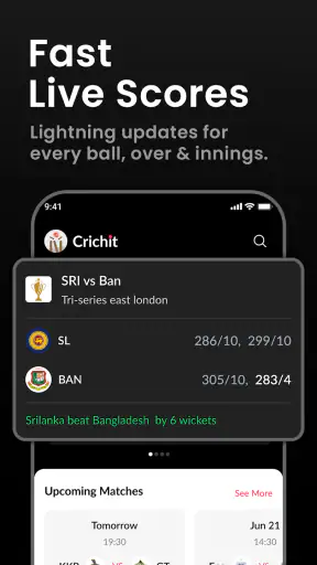 Crichit: Cricket Scores & News screenshot