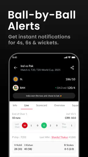 Crichit: Cricket Scores & News screenshot