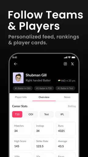 Crichit: Cricket Scores & News screenshot
